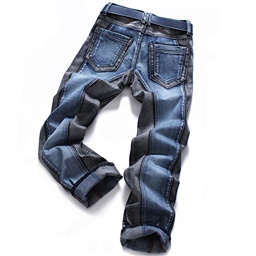 AITITIA Men's Ripped Regular Fit Jeans