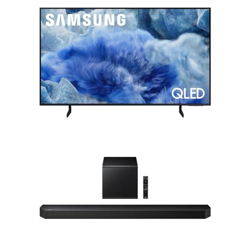 Image of Samsung 55-Inch Class QLED Q8F 4K UHD Smart TV (2025 Model) Q4 AI Processor, 100% Color Volume with Quantum Dot, AirSlim Desig Q800F 5.1.2ch Q Series Soundbar (HW-Q800F, 2025)