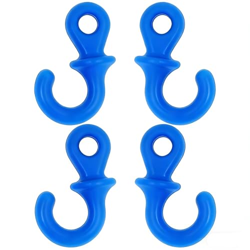 Youven Bow String Dampener Package, Bow String Stabilizer, Compound Bow String Silencer for Various Archery Bows(4 Pack-Blue)