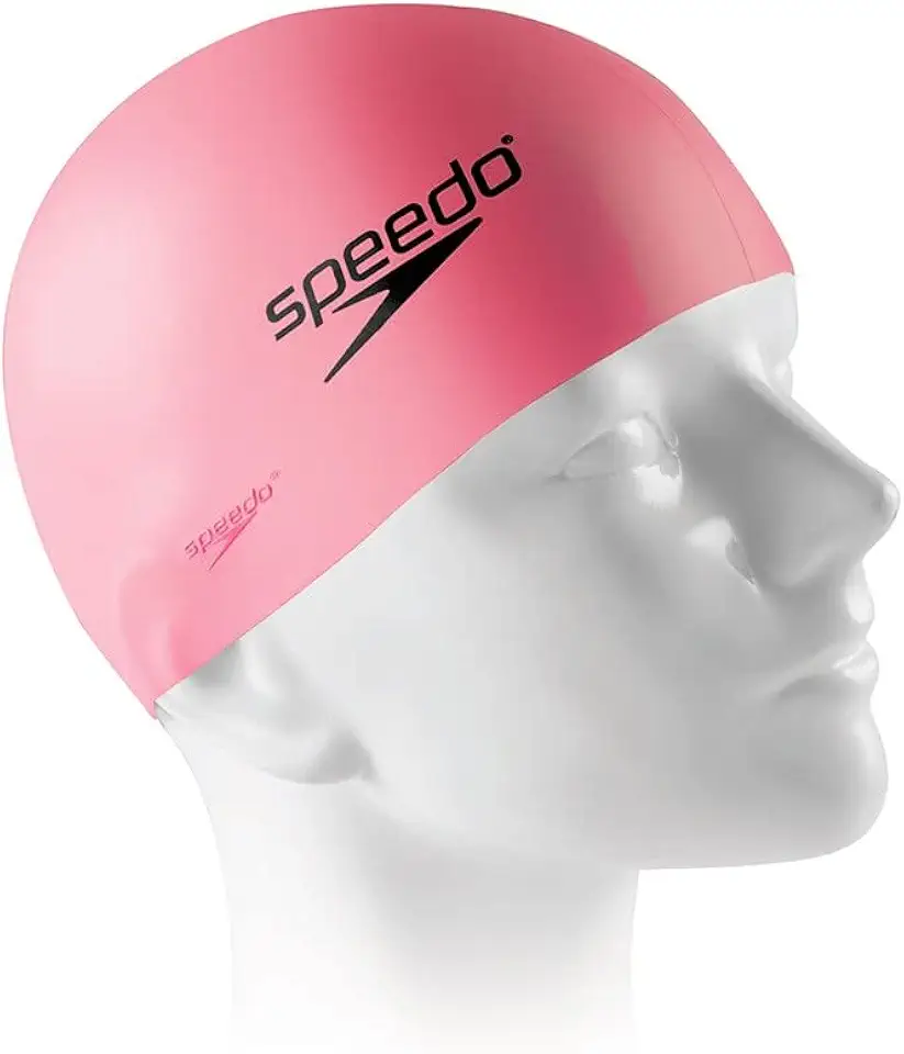 Touca de Natação Infantil, Speedo, Swim Cap Jr, Silicone Resistente com Encaixe Confortável