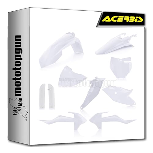 Kit cache carenage blanc Acerbis 0023570.031 moto KTM SX 85 2019 2020 plastique Mototopgun