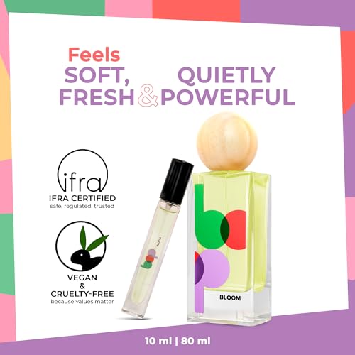 Image of Bop Bloom Floral Eau De Parfum 80ml | Long Lasting Perfume for Man and Woman | Blooming Notes of Grapefruit, Musk, Rose & Cedarwood | Premium Unisex Perfume | Ideal Gift Set