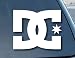 DC Shoes Logo Car Window Vinyl Decal Sticker 4" Wide (Color: White)