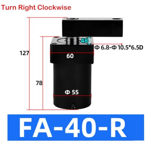 Vérin d'angle pneumatique FA-40-R pour stabiliser les lignes d'assemblage - 2