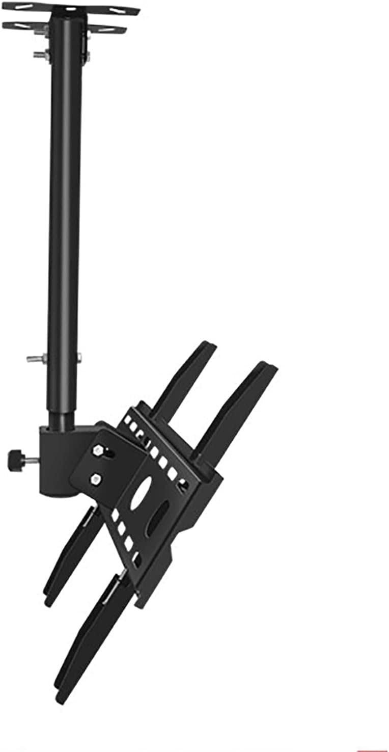 CGCSYZ Tilt Swivel TV Ceiling Mount, Fits Most 32-65inch LCD Flat Screen, With Loading 110 Lbs, 25° Flip Down TV Mount (0.53m)