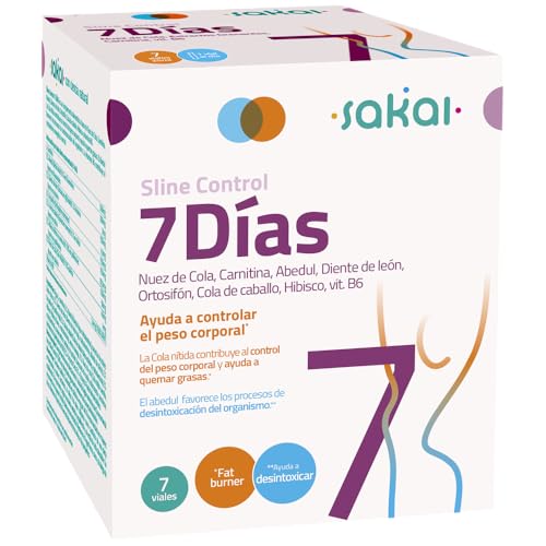 Sakai Sline Control 7 Días | Detox y Control de Peso INTENSIVO | 7 Viales