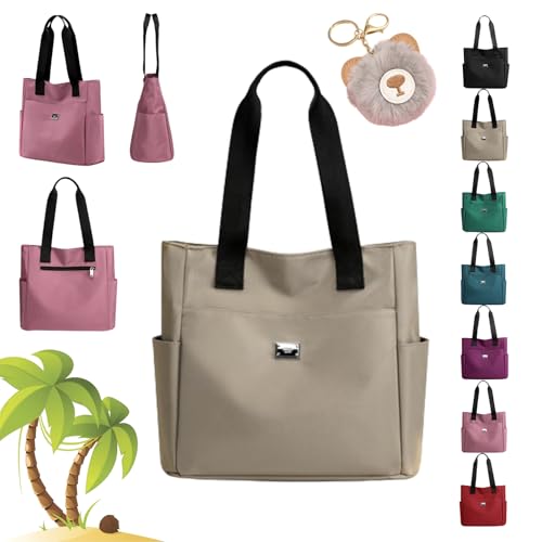 Gloryboom Bag, 2025 Large Capacity Water Repellent Multi Pocket Nylon Shoulder Bag, Versatile Messenger Bag for Women