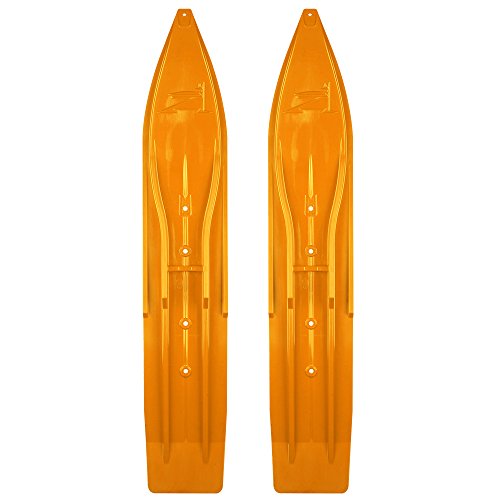 Pair of Orange Crush Slydog Powder Hound 8
