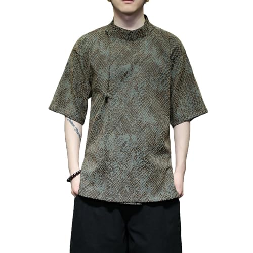 Chemise grenouille zen jacquard homme : confort d'été respirant