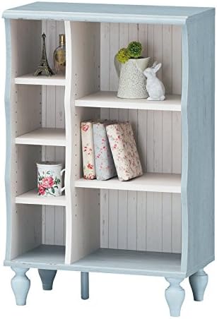 Amazon Frs 9055 Sil Frs 9055 マルチラック キャビネット サイドボード リビングボード 飾り棚 おしゃれ 安い かわいい ブルー 幅60cmまで フレンチカントリー フレンチシャビー キャビネット オンライン通販