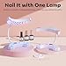 modelones UV LED Nail Lamp, Gooseneck UV Light for Gel Nails, 48 W Nail Light for Gel Polish with 3 Timers and LCD Display, LED Lamp for Fast Curing Gifts for Women Girls