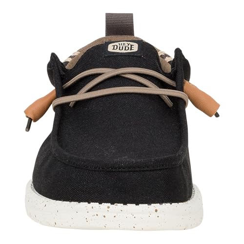Image of HEYDUDE Men's Wally Craft Linen Slip-On Loafers | Lightweight Comfortable Shoes | Travel Ready Casual Walking Sneakers