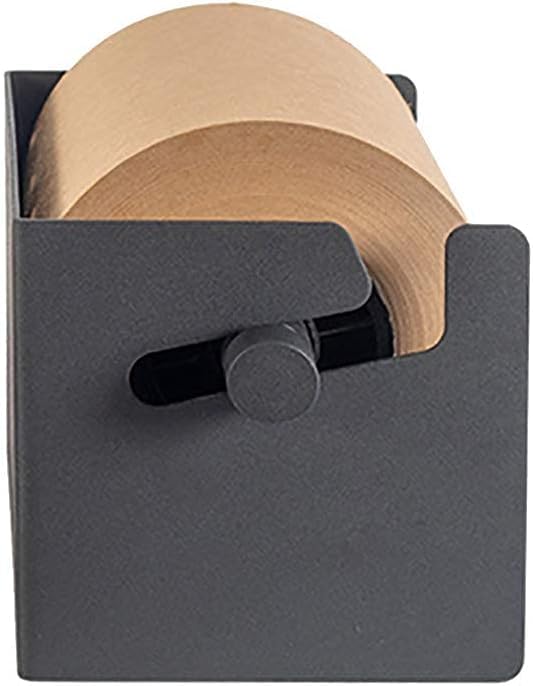 Distributeur mural papier kraft 24 cm avec cutter pour emballage colis