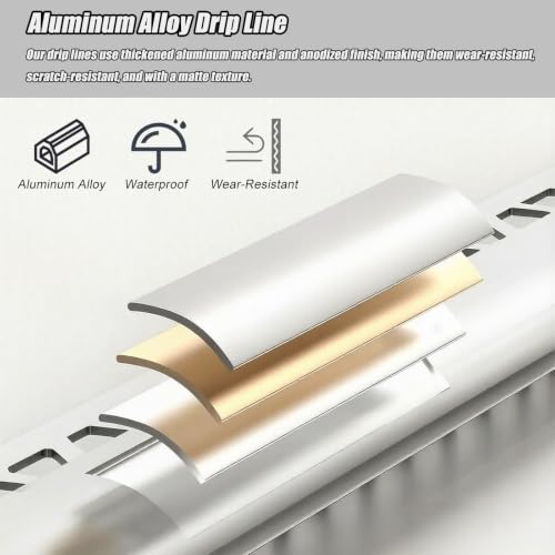 Protector de lluvia plateado para solucionar filtraciones en aleros 4