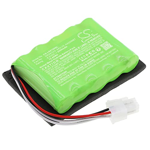 XSPLENDOR 2000mAh Replacement Battery for Sonel LKZ-1500 Cable Detector PN WAAKU23 AKU-23 AA2006BT