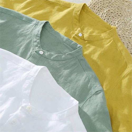 Image of Amazing Crafted Men's Half Sleeve Cotton Short Pocket Kurta