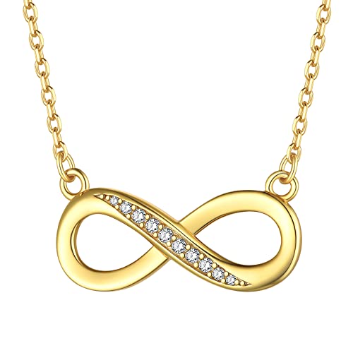 Collier infini argent 925 ChicSilver doté de zircones au sertissage de haute précision