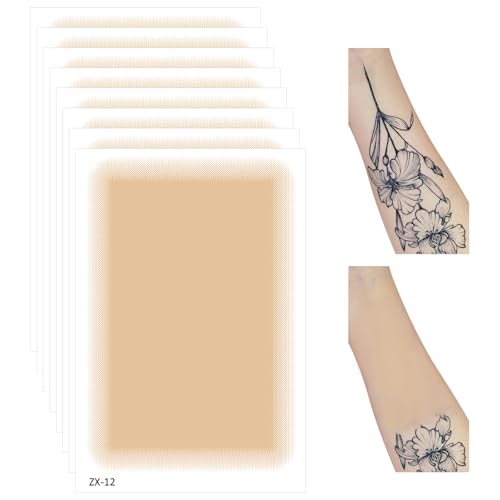 Prreal 8Pcs Tattoo Cover Up Patch, Natural Looking Cover up Tattoos...