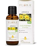 Flora Pureté Huile d'arnica 50 ml BioCosmos Huile végétale visage et corps Astringent régénérant...