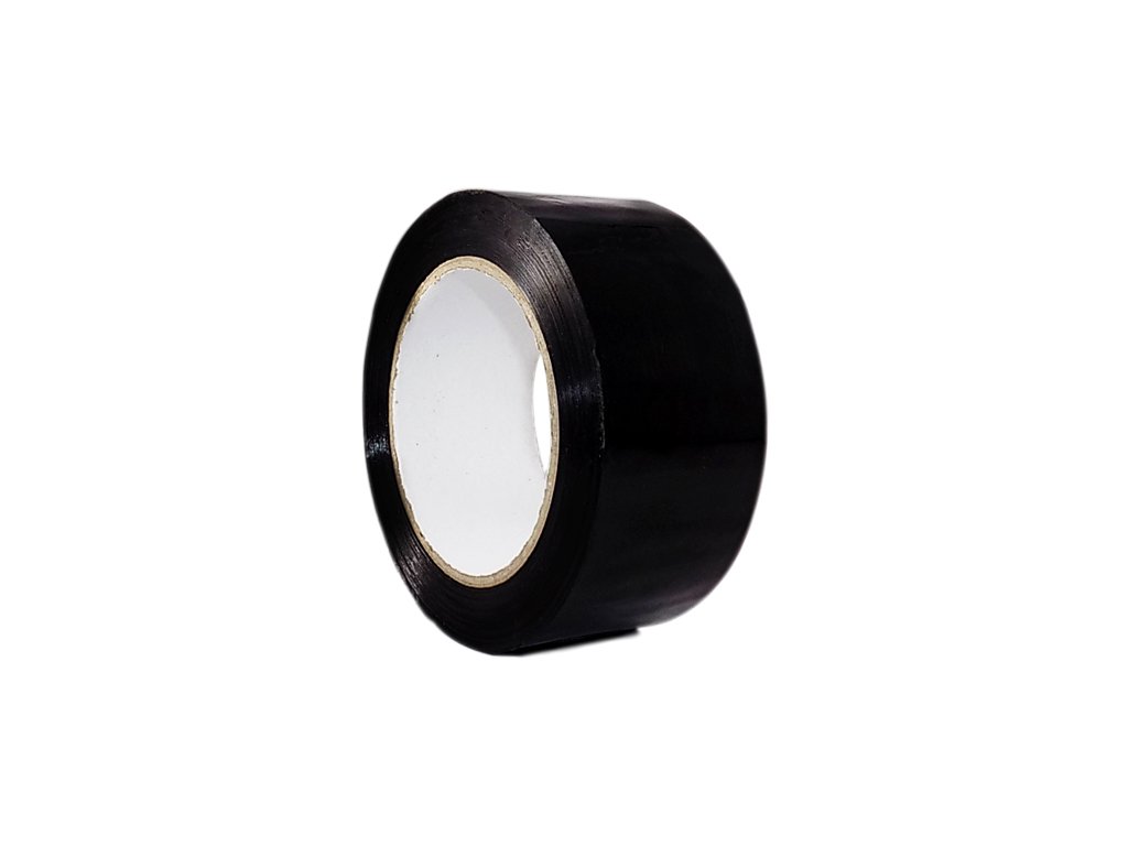 GGR Supplies T.R.U. OPP-20C Black Carton Sealing Packaging Tape 3 in. Wide x 55 yds. (2 mils Thick)