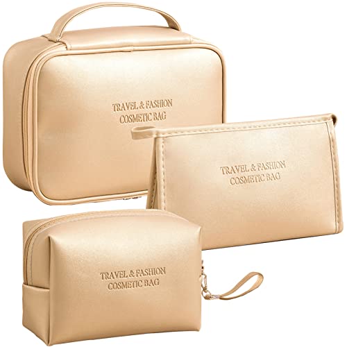 Beauty Case da Viaggio, Trousse Trucchi Con Cerniera, Pochette Borsa per Cosmetica Portatile Astuccio, Borse Trucco Floreale, per Donne Ragazze
