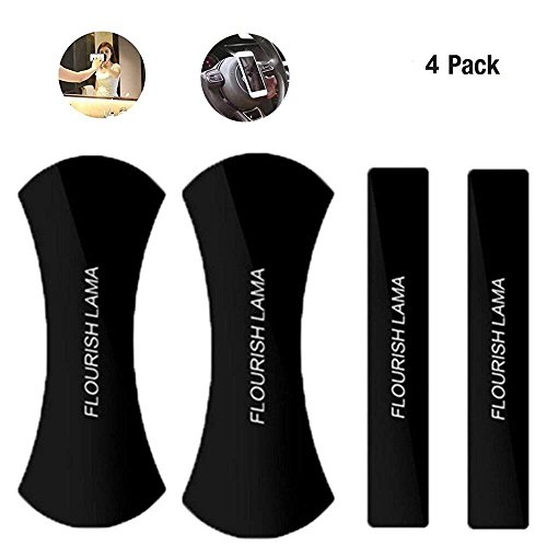 KEKU Gel Pads 4 Pack Phone Bracket Mobile Mount pad Stickers Multi-Purpose Anti-Skid pad for Wide Range of Applications (Black)