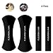 Gel Pads KEKU 4 PACK phone bracket mobile mount pad stickers multi-purpose anti-skid pad for wide range of applications (black)