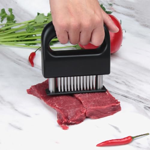Eabdice Aiguille Attendrisseur, Attendrisseur de Steak, Outil D'aiguille à Viande, Convient pour Le Bœuf, Le Poulet, Le Mouton et Diverses Viandes