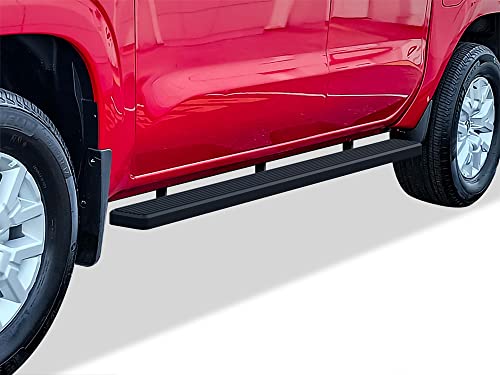 Estribos negros APS 5 pulgadas compatibles Nissan Frontier miniatura 4