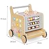 Mamabrum Andador Bebes - Caminador Bebe 2 en 1 - Juguete de Educación - Andarilho para Bebe con Estante de Bloque - 4 Ruedas con Gomas Antideslizantes #1