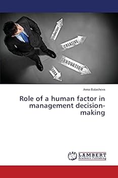 Paperback Role of a human factor in management decision-making Book