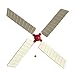 Produktbild Windmühlen-Segel  für Gartenwindmühle  Ref: 30,5 cm Durchmesser / groß / rot CTR Sie Ihre Segel nur durch diejenigen, die die gleiche Farbe haben, entweder rot oder weiß]