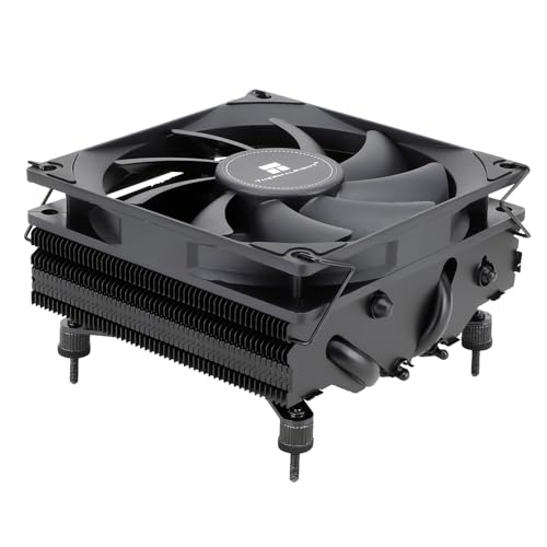 TR AXP90 X47 Noir Low Profile CPU Cooler, avec ventilateur PWM TL-9015 92mm, ventilateur ITX CPU Cooler, hauteur 47mm, pour AMD AM4 AM5/Intel...