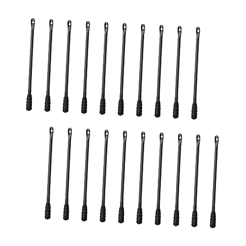 IWOWHERO 100Pcs Double Headed Cotton Stick Ear Spoon for Safe Ear Cleaning Individually Packaged Soft Cotton Material Comfortable for Adults