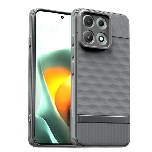 Image of Outlouders Back Cover for Motorola Moto Edge 70 Max 5G | Full Camera Protection | TPU Soft Flexible Shockproof Bumper Case (Grey)