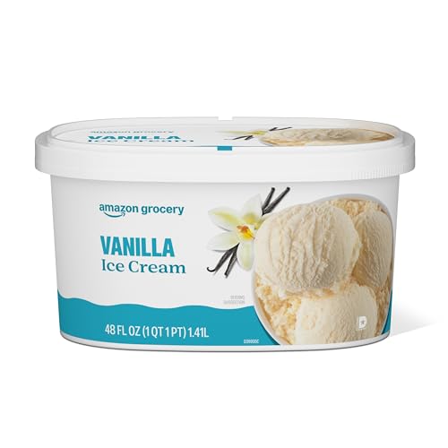 Amazon Grocery, Vanilla Ice Cream, 48 Fl Oz (Previously Amazon