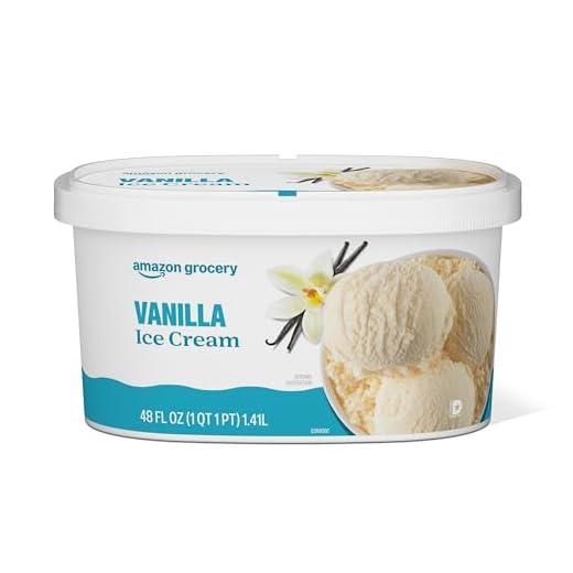 Amazon Grocery, Vanilla Ice Cream, 48 Fl Oz
