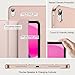 JETech Hülle für iPad (A16) 11./10. Generation (2025/2022), Dünn Ständer Harter Rücken Abdeckung Schutzhülle mit Auto Schlafen/Wachen (Roségold)