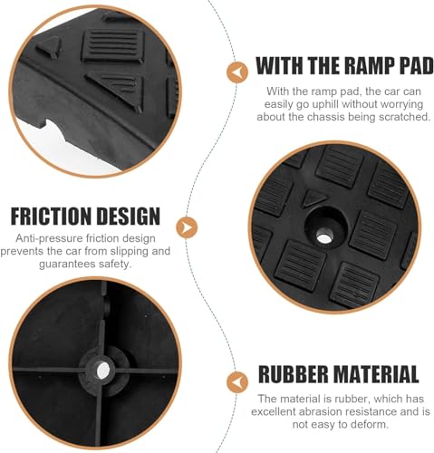 Rampa de Bordillo para Scooter y Auto VERIMP Negra miniatura 3