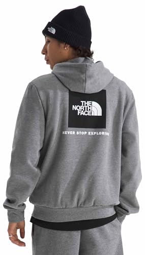 The North Face Men's Evolution Box NSE Hoodie Hoodie, TNF MID Grey Heather, US X Large