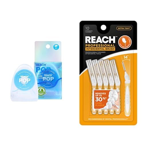 REACH POP Dental Floss & Reach Interdental Brush Extra