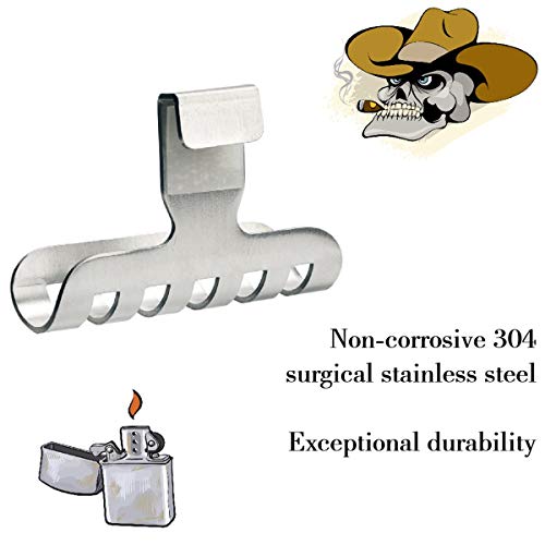 Moyodor Whisky Glass Cigar Holder Qboso Portable Cigar Holder With Hollow-Carved Design, Whisky Glass-Mate On The Bar Countertop,Make Your Drinking And Smoking More Enjoyable 2Pc #TOP2