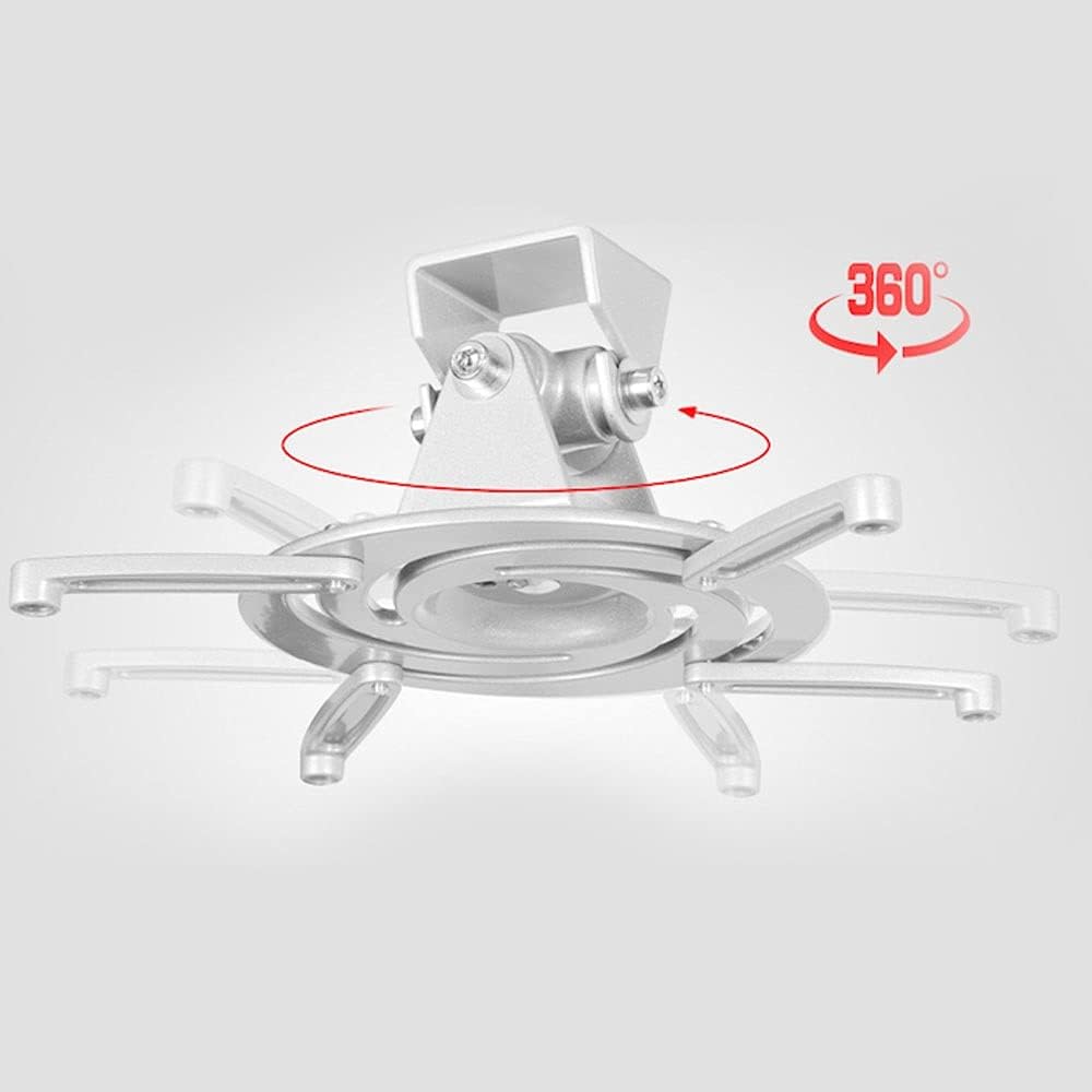 Projector Mounts Projector Hanger Bracket Wall-Mounted Projector Mounting Bracket Can be Rotated 360 Degrees The Maximum Load is 14.33 Pounds Mounts