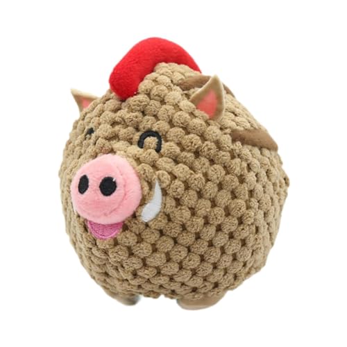 F Fityle Toy de Perro Bola Squeak Toy Puppy Chewing Mordiendo Pet Interactive Ball Interactive Dog Juguete para el Juego Peting Supplies