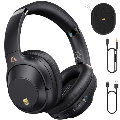 Lavales LAVALES-RT952 Active Noise Cancelling Headphones, Bluetooth 5.0 Wireless Headphones, Ldac Hi-Res Audio, 90 Hours Playtime, Nfc Fast Pairing cover
