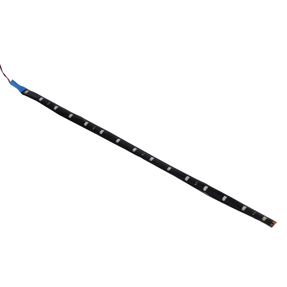 Yosoo 15-LED-Lichtstreifen für Fahrzeuge, biegsam, wasserdicht, dekorativ, hellblau, 30 cm (4 Stück)