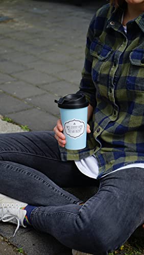 GEDALABELS Coffee to go Becher Was stimmt mit dir nicht 400ml – Ansicht 2