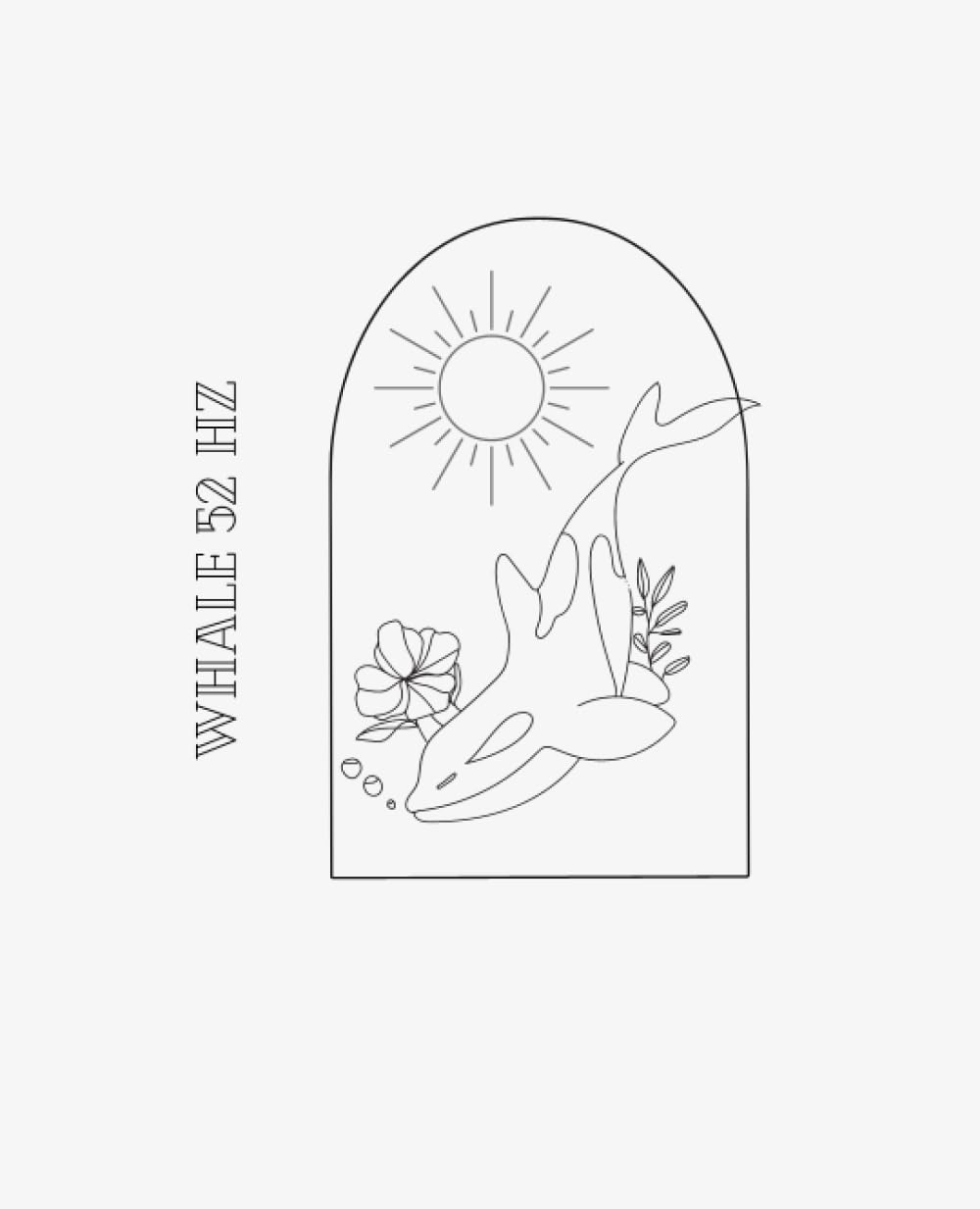 Whale 52 HZ.: The Loneliest Note: Whale 52 Hz's Serenade.