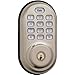 Yale Real Living Keyless Push Button Deadbolt in Satin Nickel (Standalone) (YRD210-NR-619)