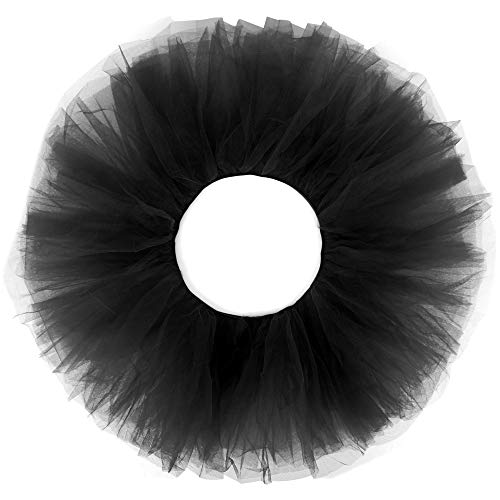 Adult Tutu Skirt, Tulle Tutus For Women, Teens Ballet Skirts Classic 5 Layers Black #TOP1
